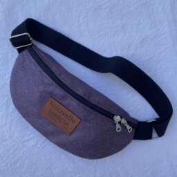Sac banane éthique et made in France Violet