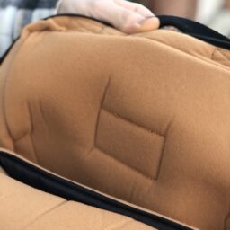 Sac à dos éthique et made in France déperlant bleu clair 3